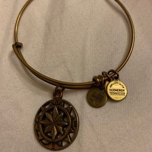 Alex and Ani Compass Rose Charm Bangle